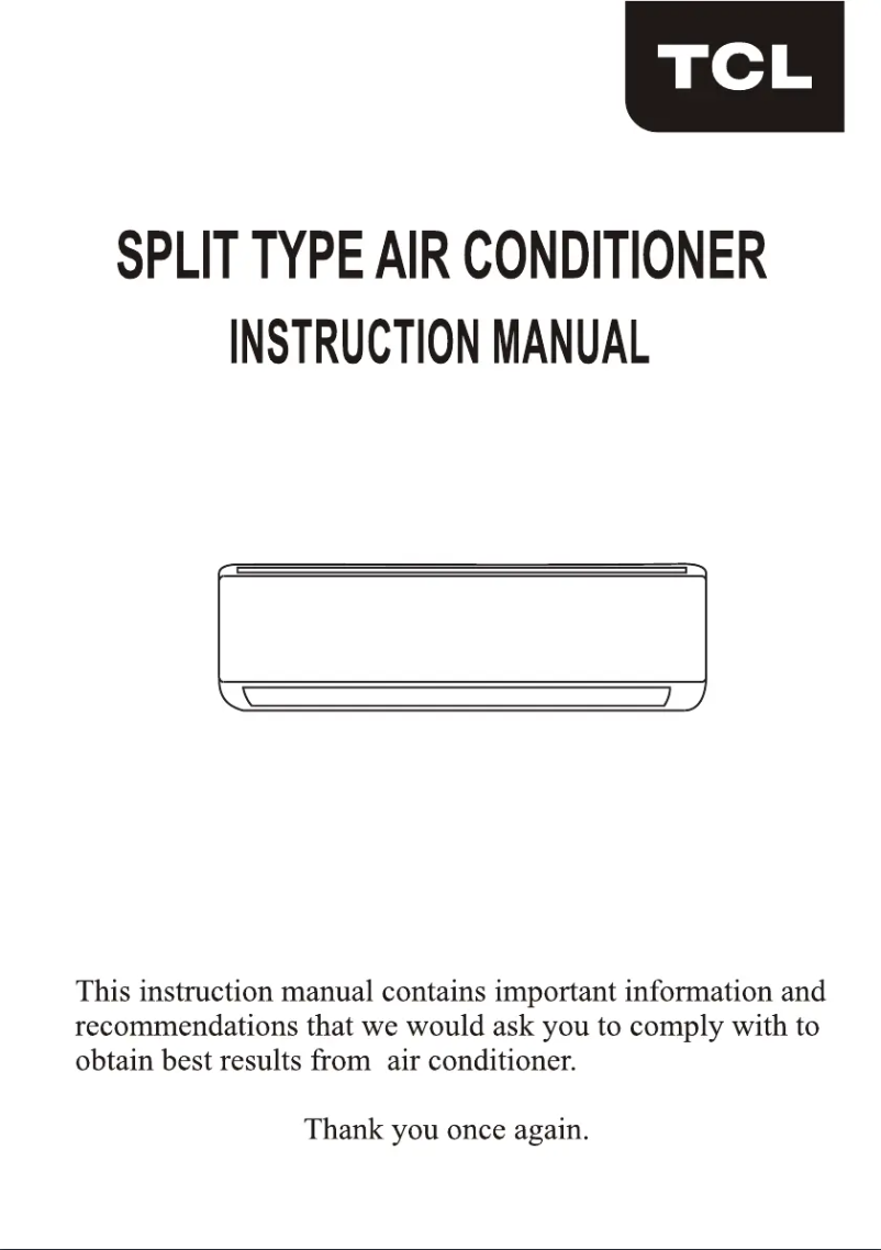 Page n°1 - Manuel utilisateur TCL TAC-12CHSD/XA71