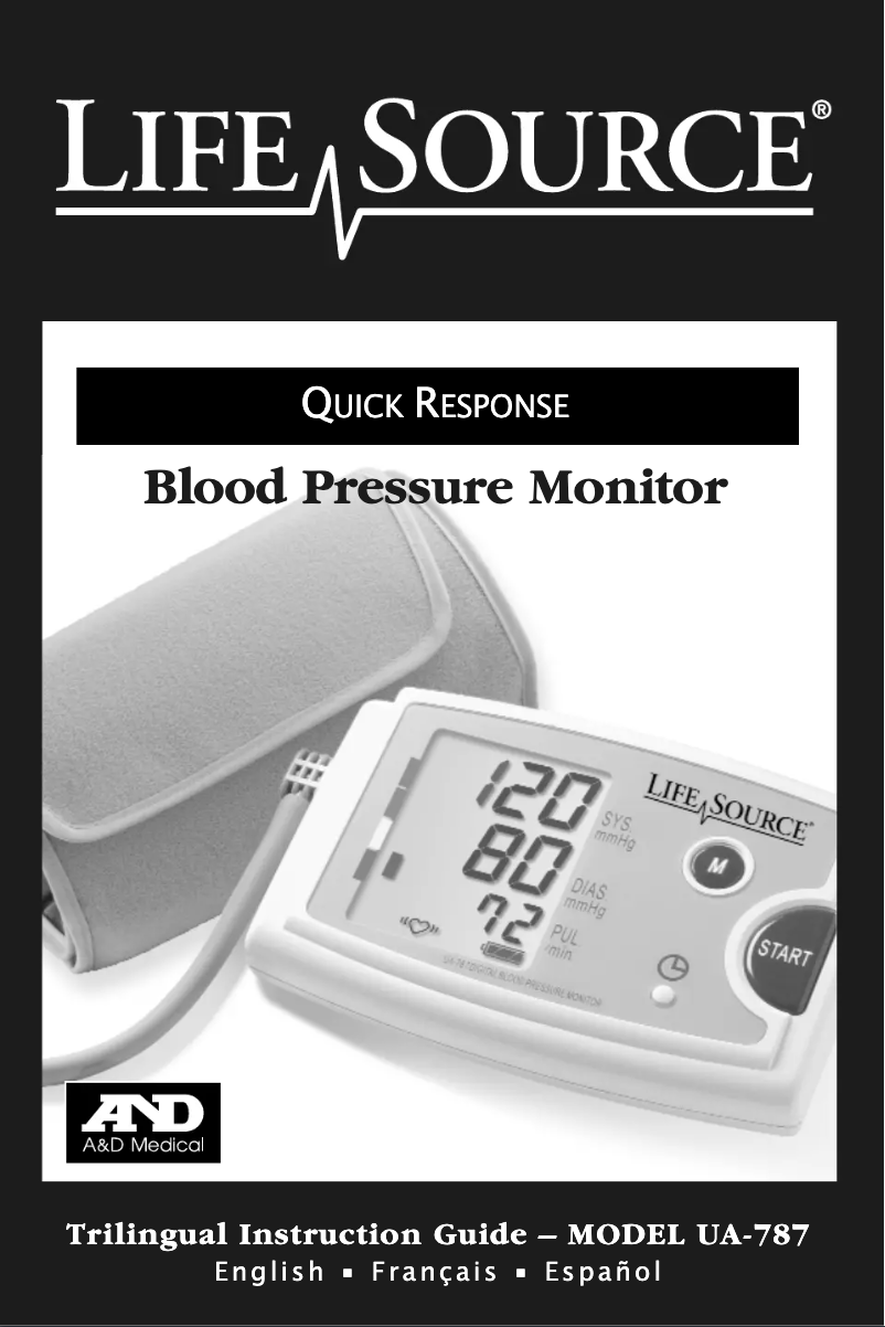 Image de la première page du manuel de l'appareil UA-787