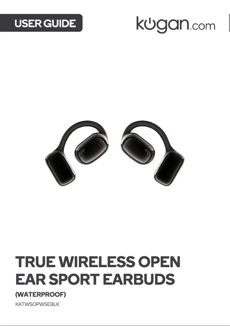 Page n°1 - Manuel utilisateur Kogan KATWSOPWSEBLK