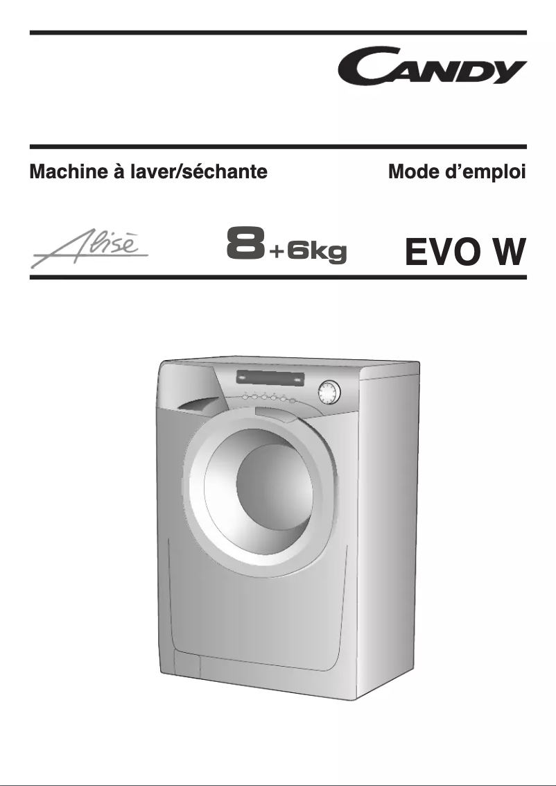 Page n°1 - Manuel utilisateur Candy EVOW 4863D-47