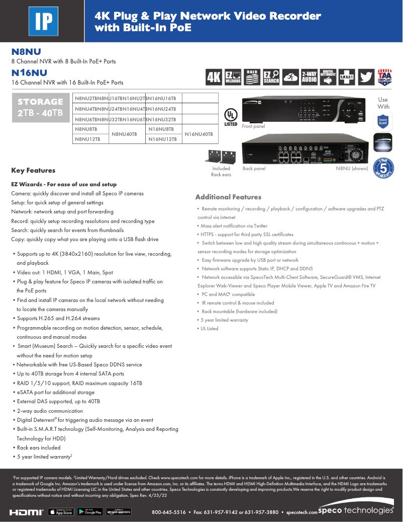Image de la première page du manuel de l'appareil N8NU