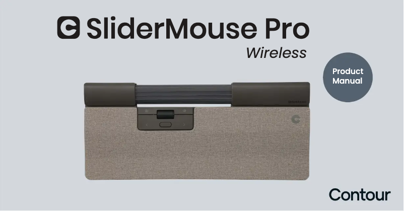 Image de la première page du manuel de l'appareil SliderMouse Pro