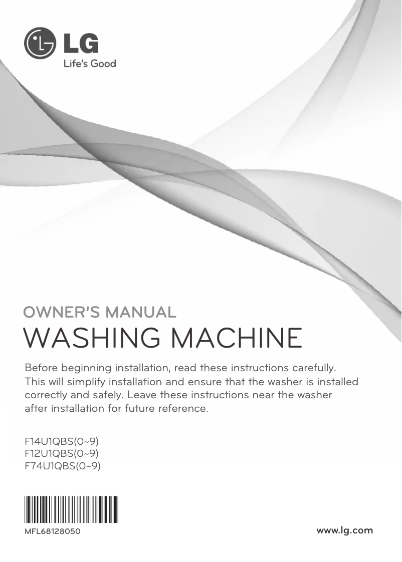 Página 1 del manual Manual de usuario LG F74U1QBS2