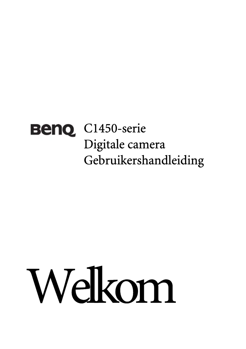 Page 1 de la notice Manuel utilisateur BenQ C1450