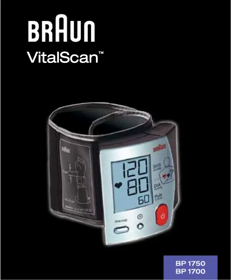 Image de la première page du manuel de l'appareil BP1700 VitalScan