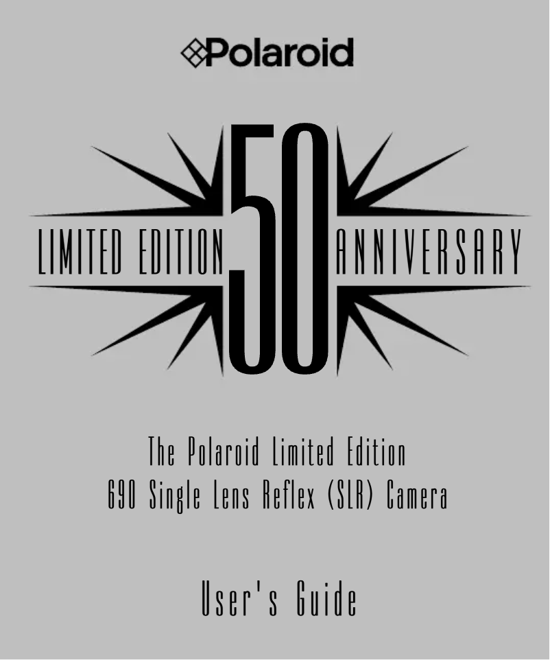 Image de la première page du manuel de l'appareil SLR 690