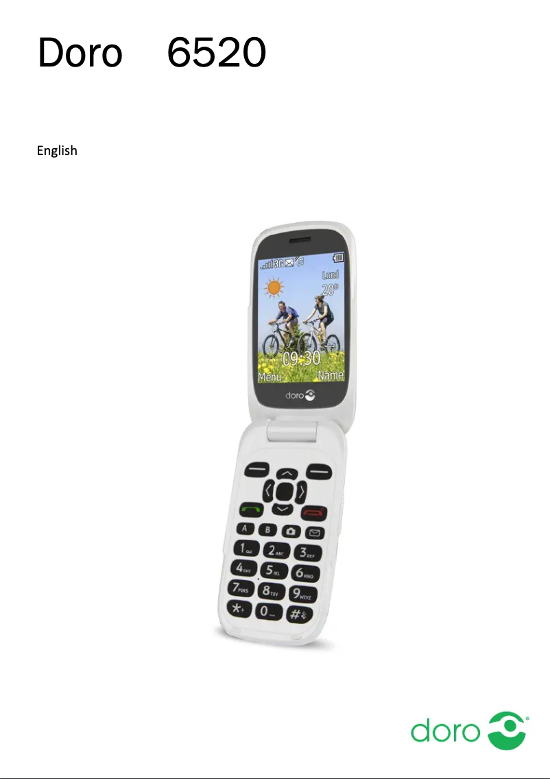 Page 1 de la notice Manuel utilisateur Doro PhoneEasy 6520