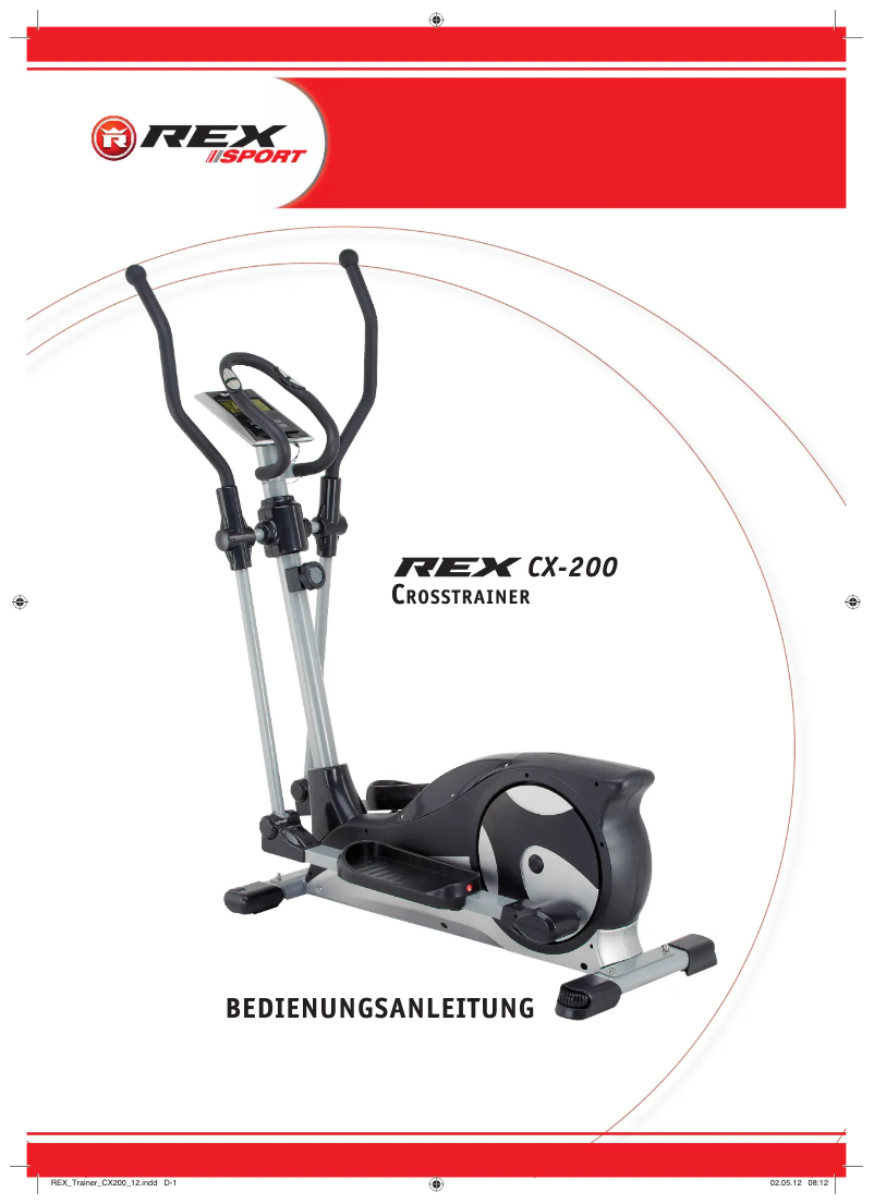 Image de la première page du manuel de l'appareil CX-200