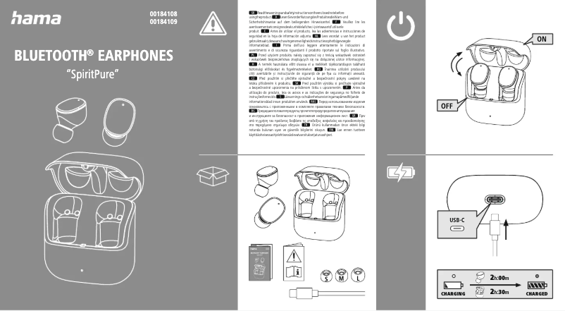 Página 1 del manual Guía de inicio rápido Hama Spirit Pure