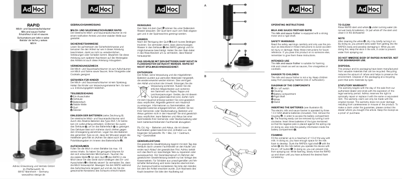 Página 1 del manual Manual de usuario AdHoc Rapid