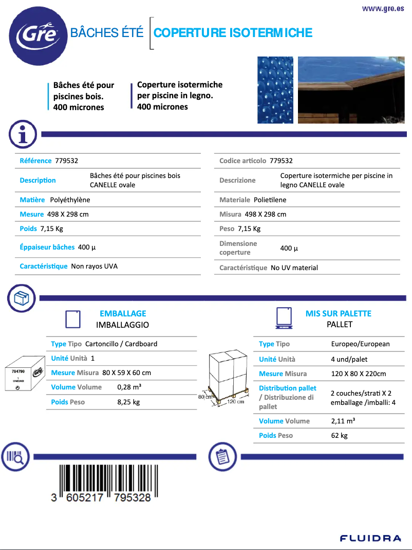 Imagen de la primera página del manual del dispositivo 779532