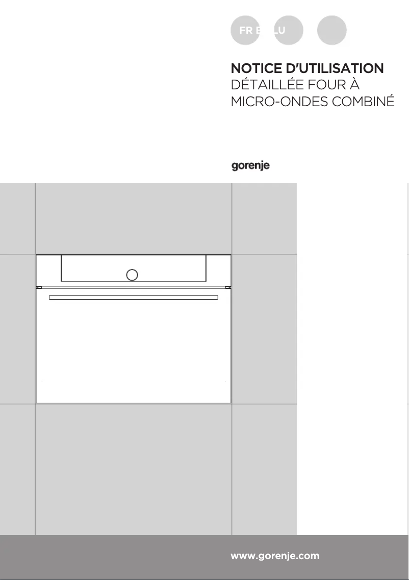 Page n°1 - Manuel utilisateur Gorenje BCM598S18X