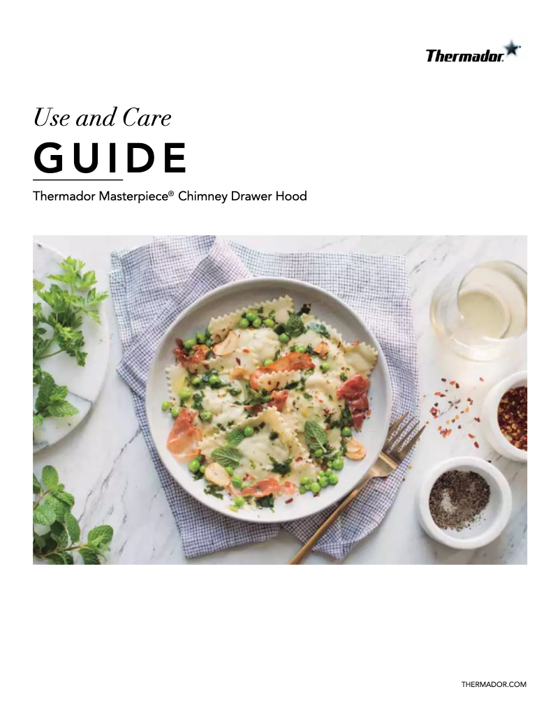 Page 1 de la notice Manuel utilisateur Thermador HDDB30WS