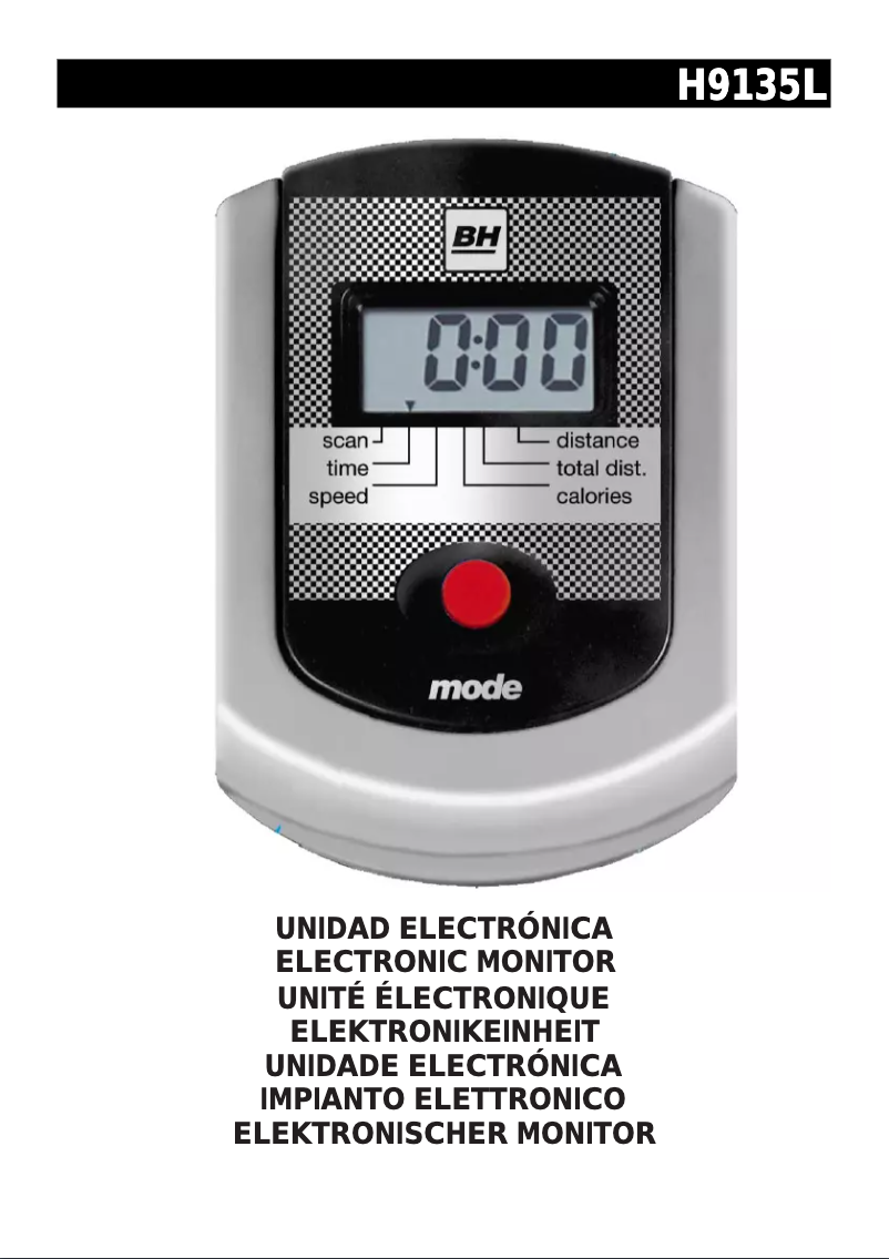 Page 1 de la notice Manuel utilisateur BH Fitness H9135L