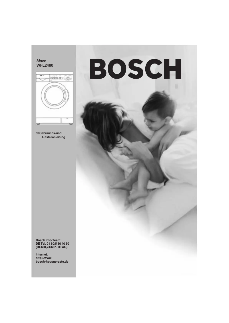 Page n°1 - Manuel utilisateur Bosch WFL2460