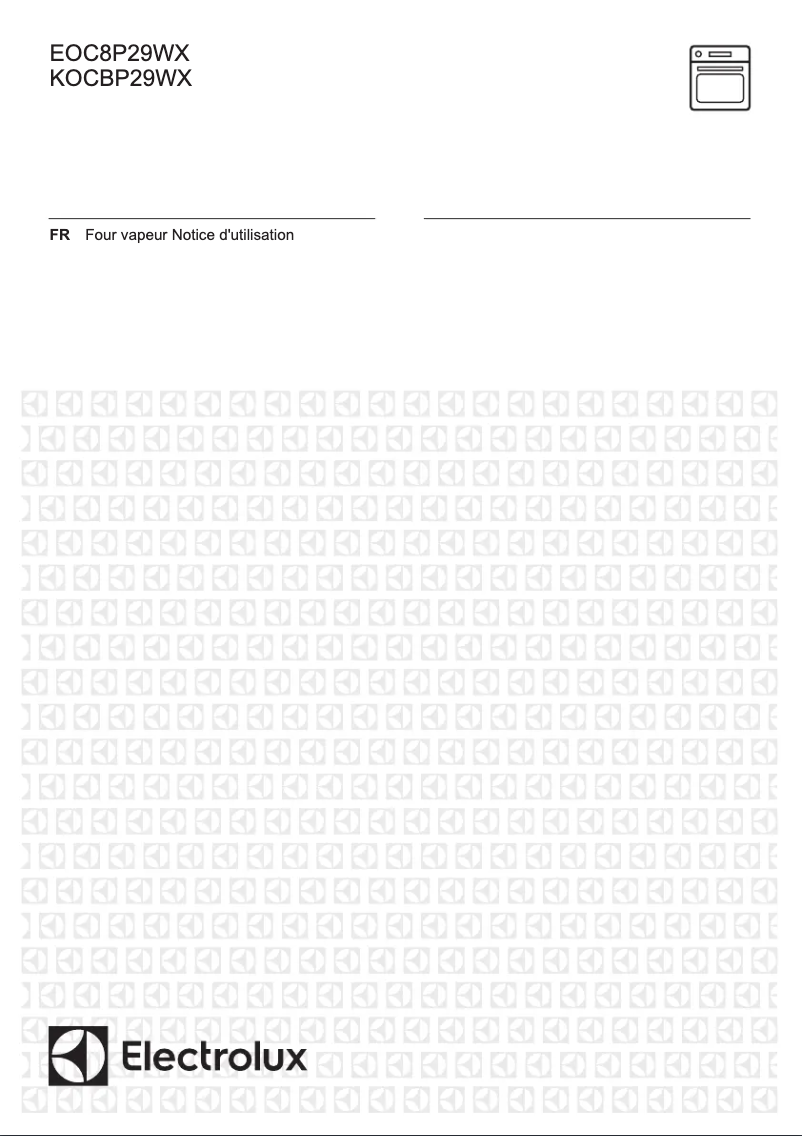 Image de la première page du manuel de l'appareil EOC8P29WX