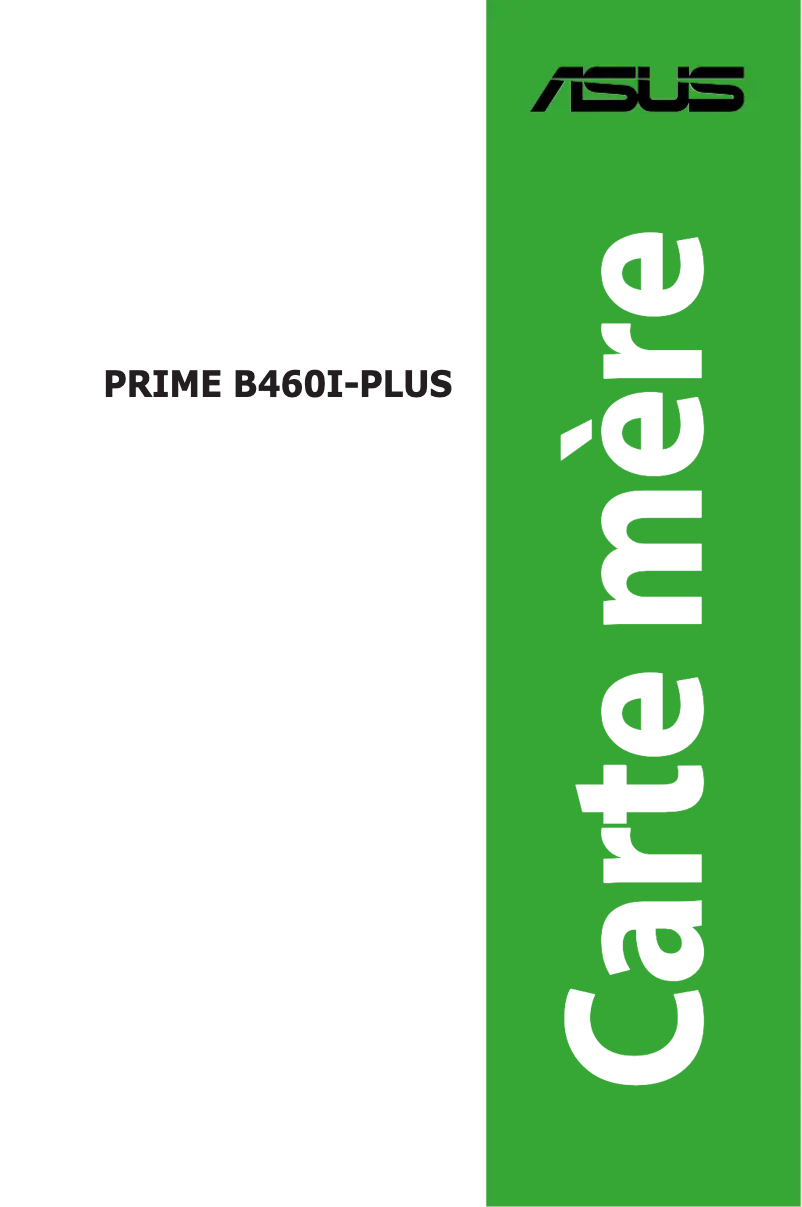 Image de la première page du manuel de l'appareil PRIME B460I-PLUS