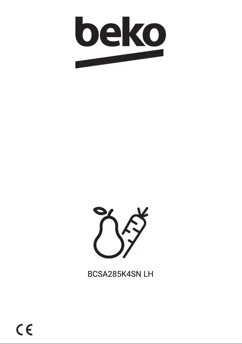 Página 1 del manual Manual de usuario Beko BCSA285K4SNLH