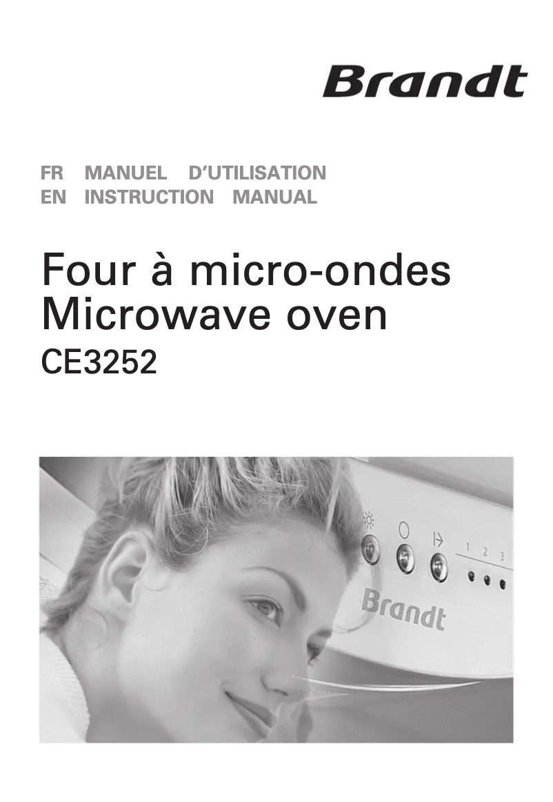 Page 1 de la notice Manuel utilisateur Brandt CE3252