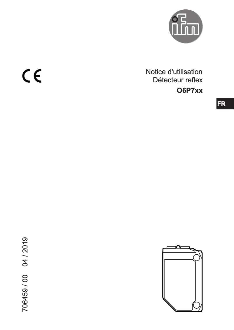 Página 1 del manual Manual de usuario IFM O6P702