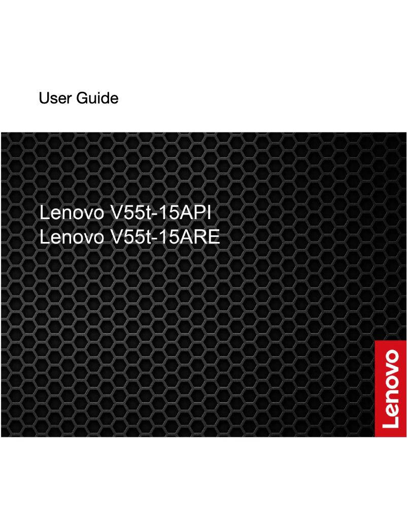 Image de la première page du manuel de l'appareil V55t-15ARE