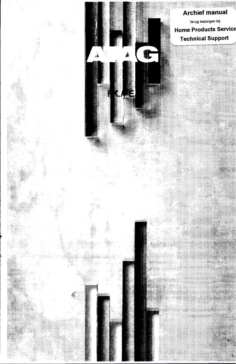 Page 1 de la notice Manuel utilisateur Atag FK055