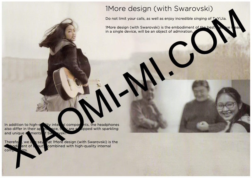 Page 1 de la notice Manuel utilisateur Xiaomi 1More Crystal Piston