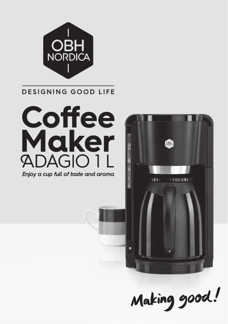 Page 1 de la notice Manuel utilisateur OBH Nordica Adagio OP3808S0