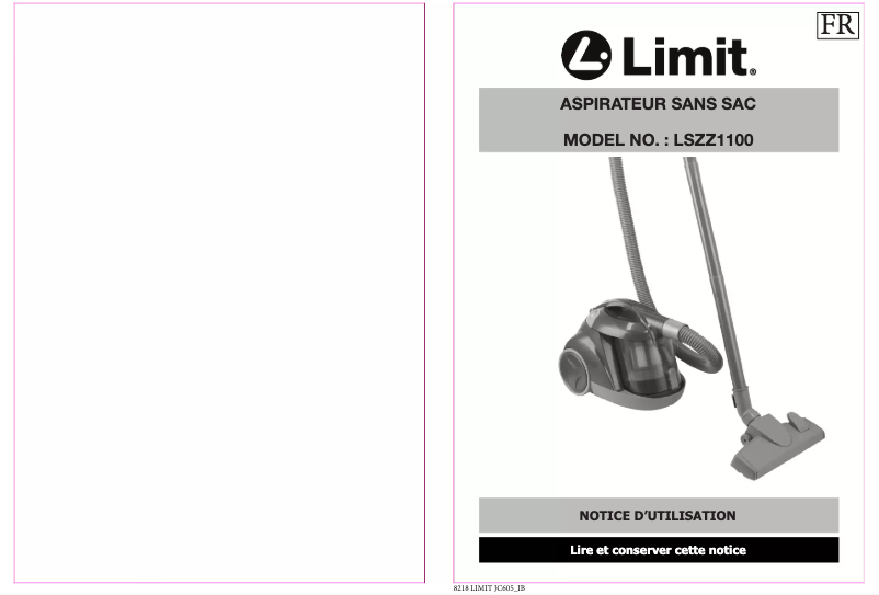 Page n°1 - Manuel utilisateur Limit LSZZ1100