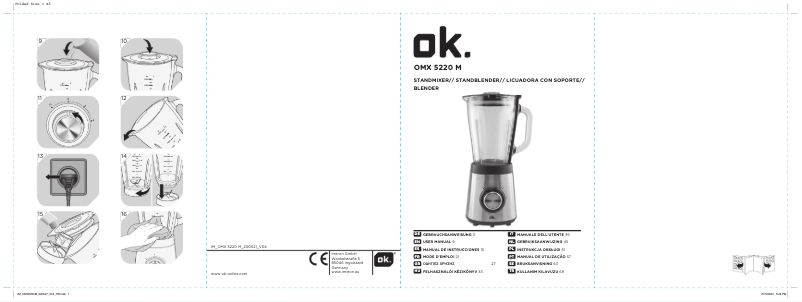 Page 1 de la notice Manuel utilisateur OK OMX 5220 M