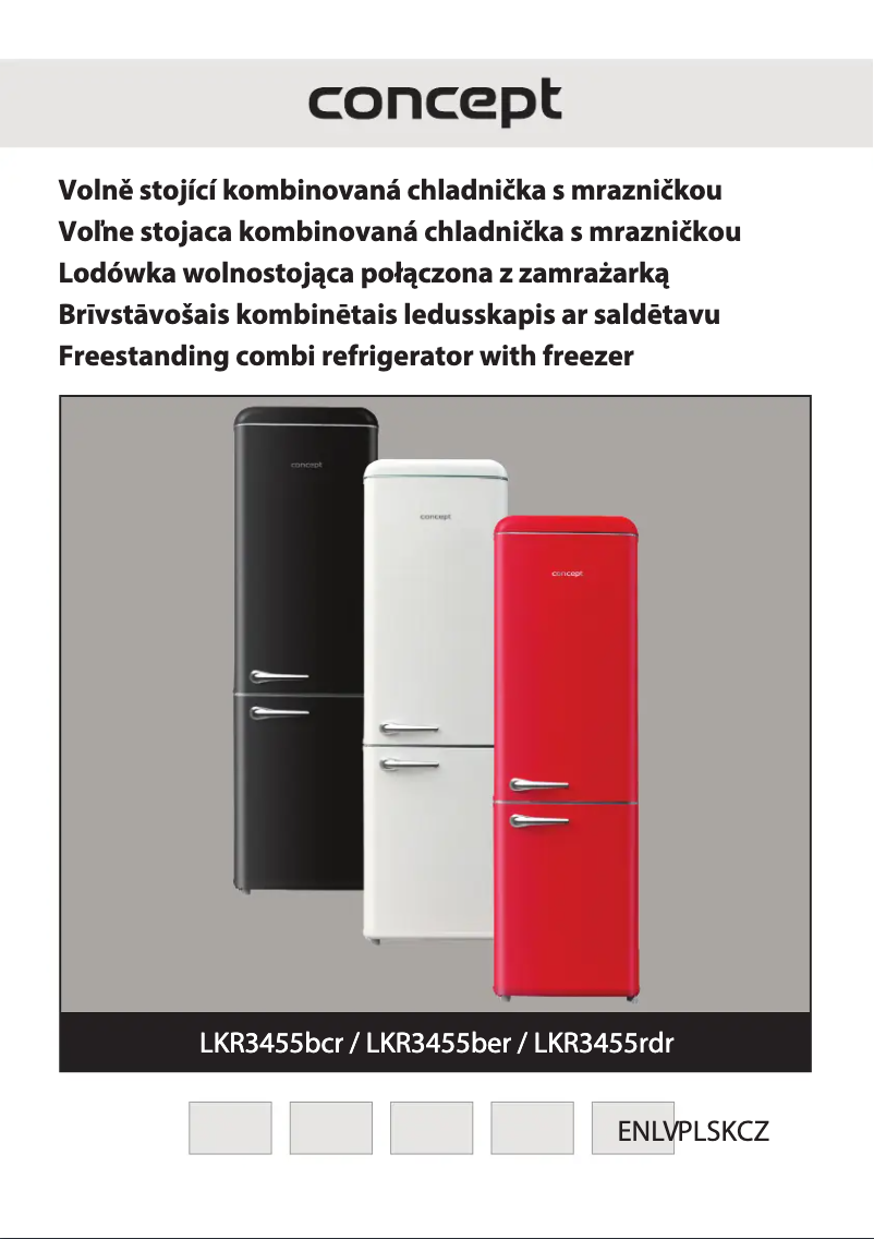 Page 1 de la notice Manuel utilisateur Concept LKR3455RDR