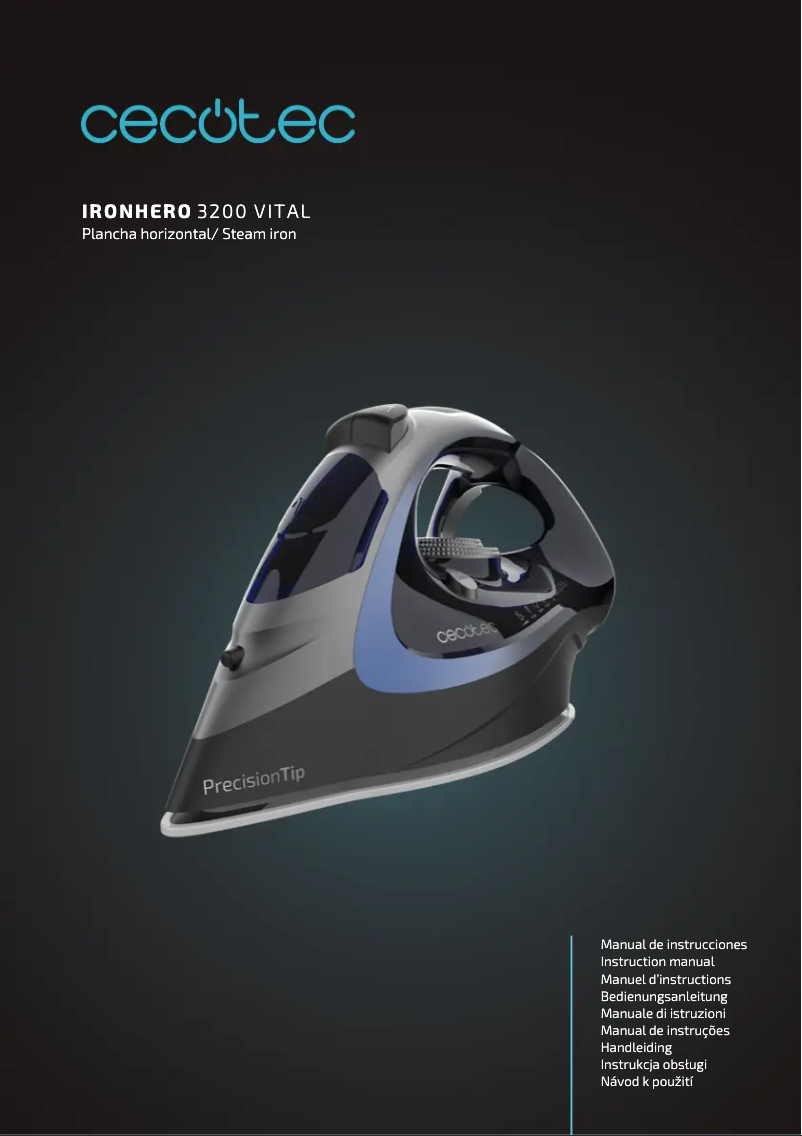 Image de la première page du manuel de l'appareil IronHero 3200 Vital