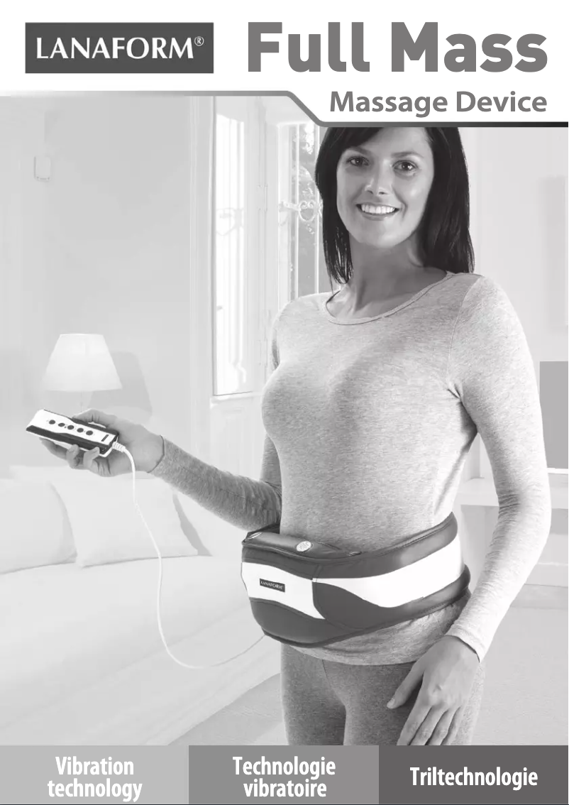 Page 1 de la notice Manuel utilisateur Lanaform Full Mass