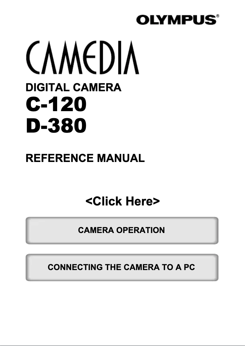 Page 1 de la notice Manuel utilisateur Olympus C-120