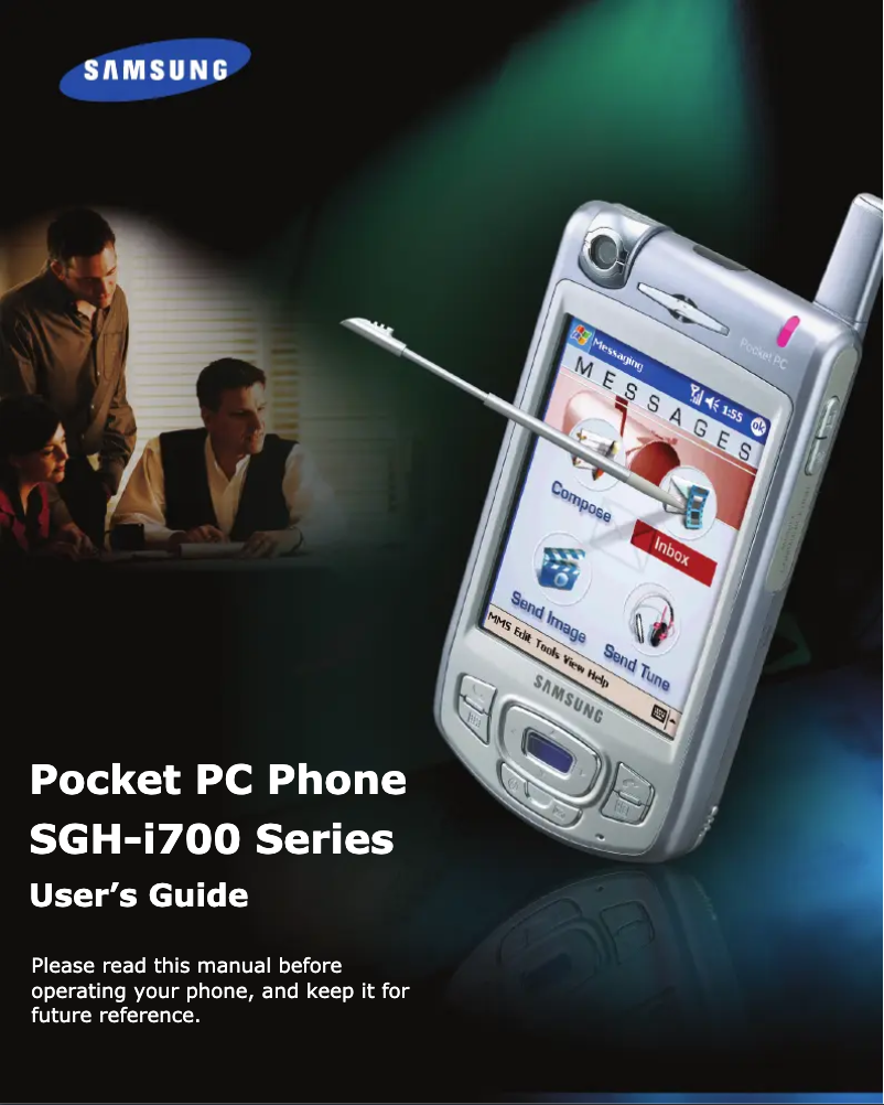 Page 1 de la notice Manuel utilisateur Samsung SGH-I700