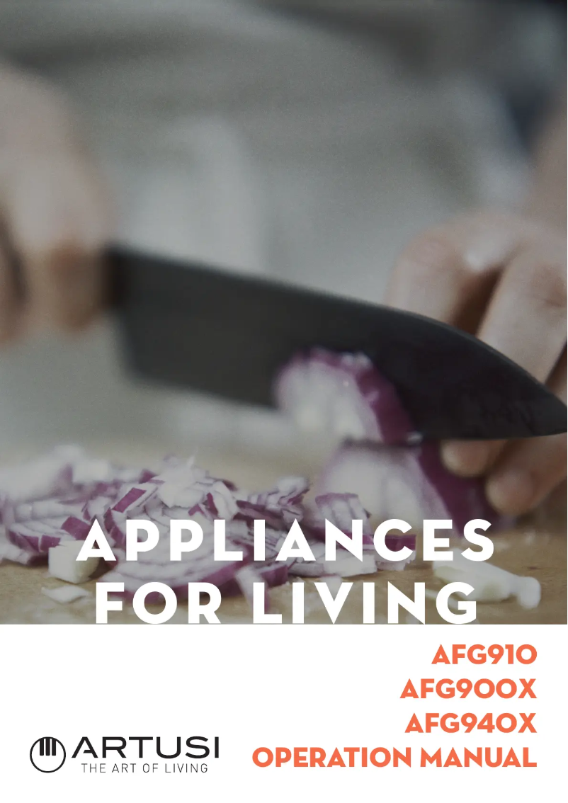 Page 1 of the manual User Manual Artusi AFG940X