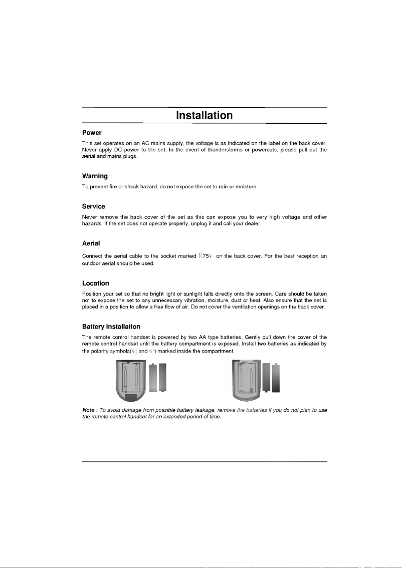Image de la première page du manuel de l'appareil CF-21F30