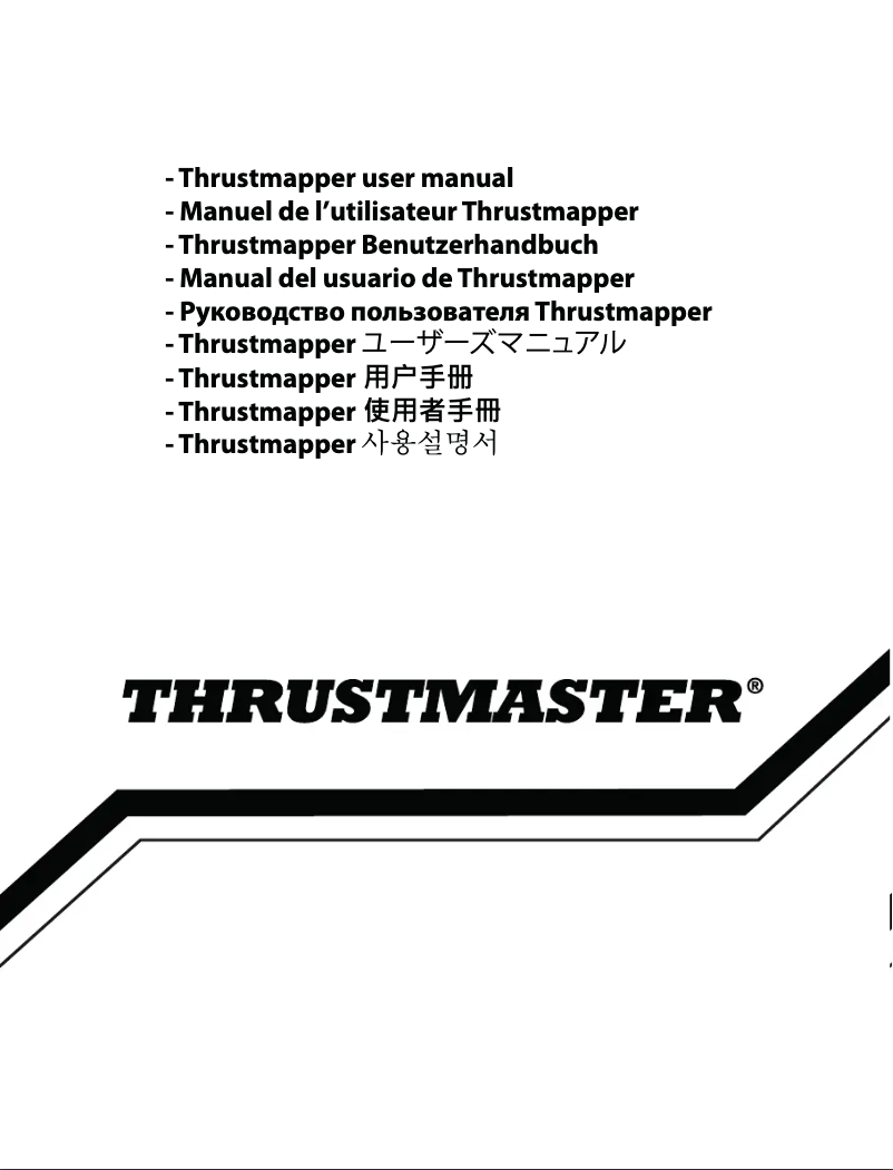 Page n°1 - Manuel utilisateur Thrustmaster eSwap Pro Controller