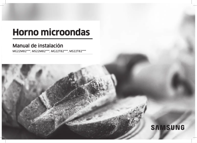 Página 1 del manual Guía de instalación Samsung MG22M8274CT