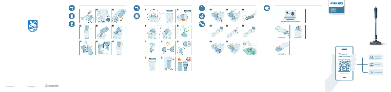 Page 1 de la notice Guide de démarrage rapide Philips 5000 series XC5141