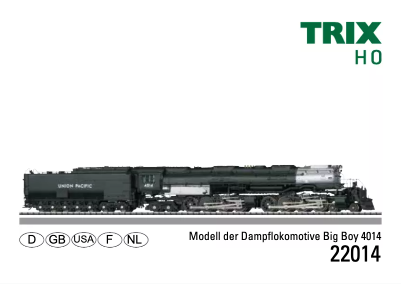 Page 1 de la notice Manuel utilisateur Trix 22014