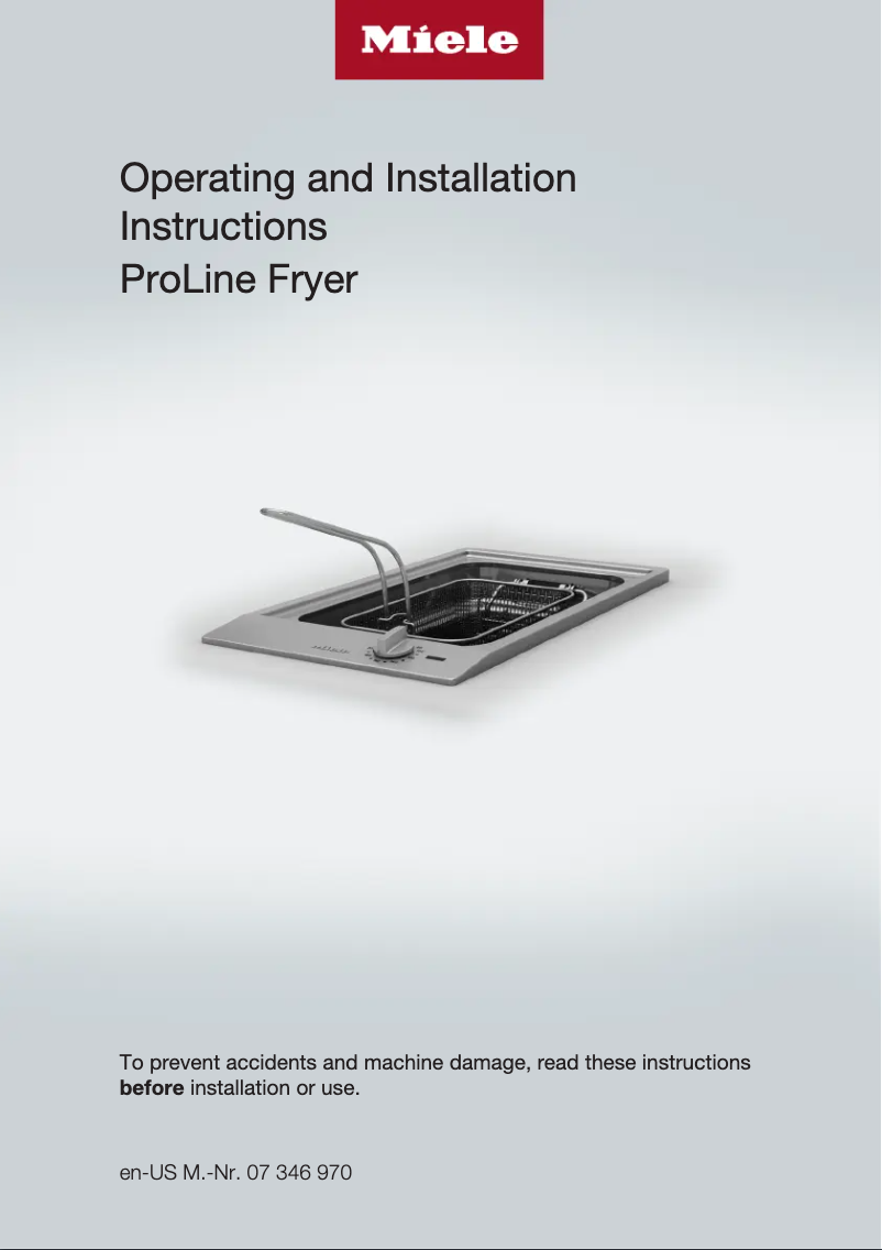 Page 1 de la notice Guide d'installation Miele CS 1411 F