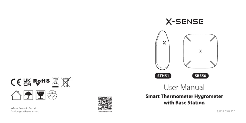 Página 1 del manual Manual de usuario X-Sense Pro STH51