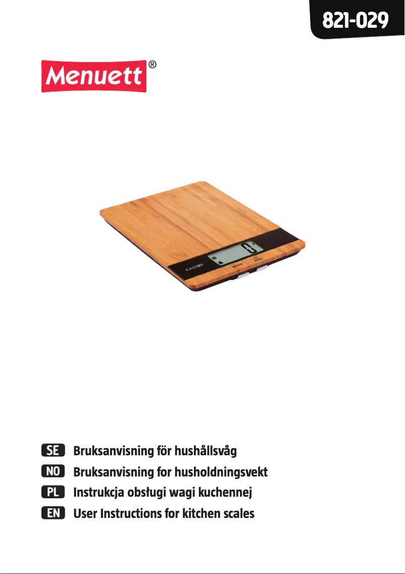 Image de la première page du manuel de l'appareil 821-029