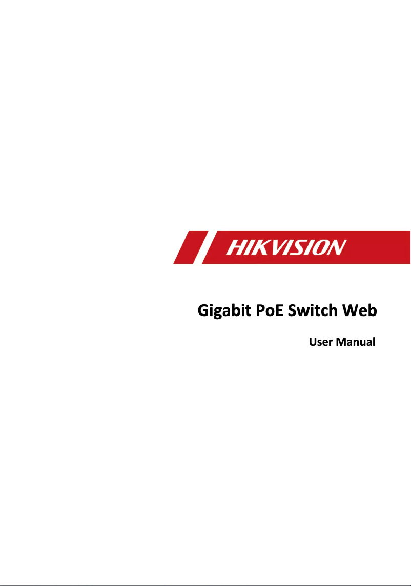 Page 1 de la notice Manuel utilisateur Hikvision DS-3E1518P-SI