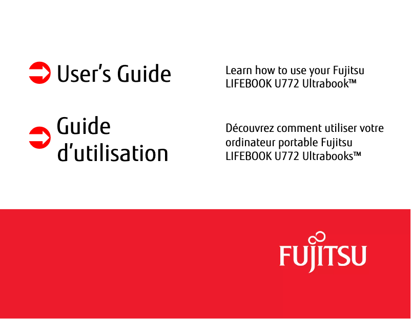 Page n°1 - Manuel utilisateur Fujitsu LIFEBOOK U772