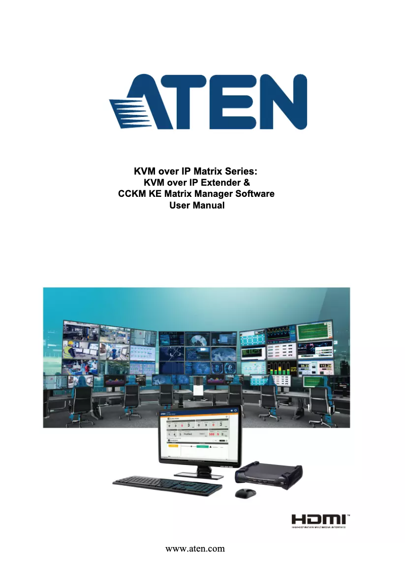 Page 1 de la notice Manuel utilisateur ATen KE8950R-AX-G