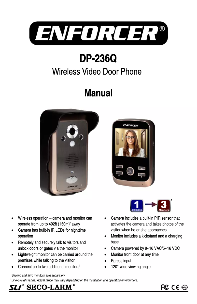 Image de la première page du manuel de l'appareil DP-236Q