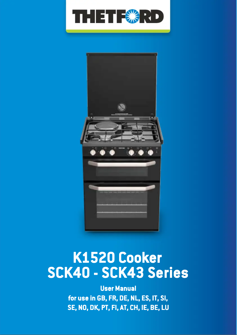 Página 1 del manual Manual de usuario Thetford K1520