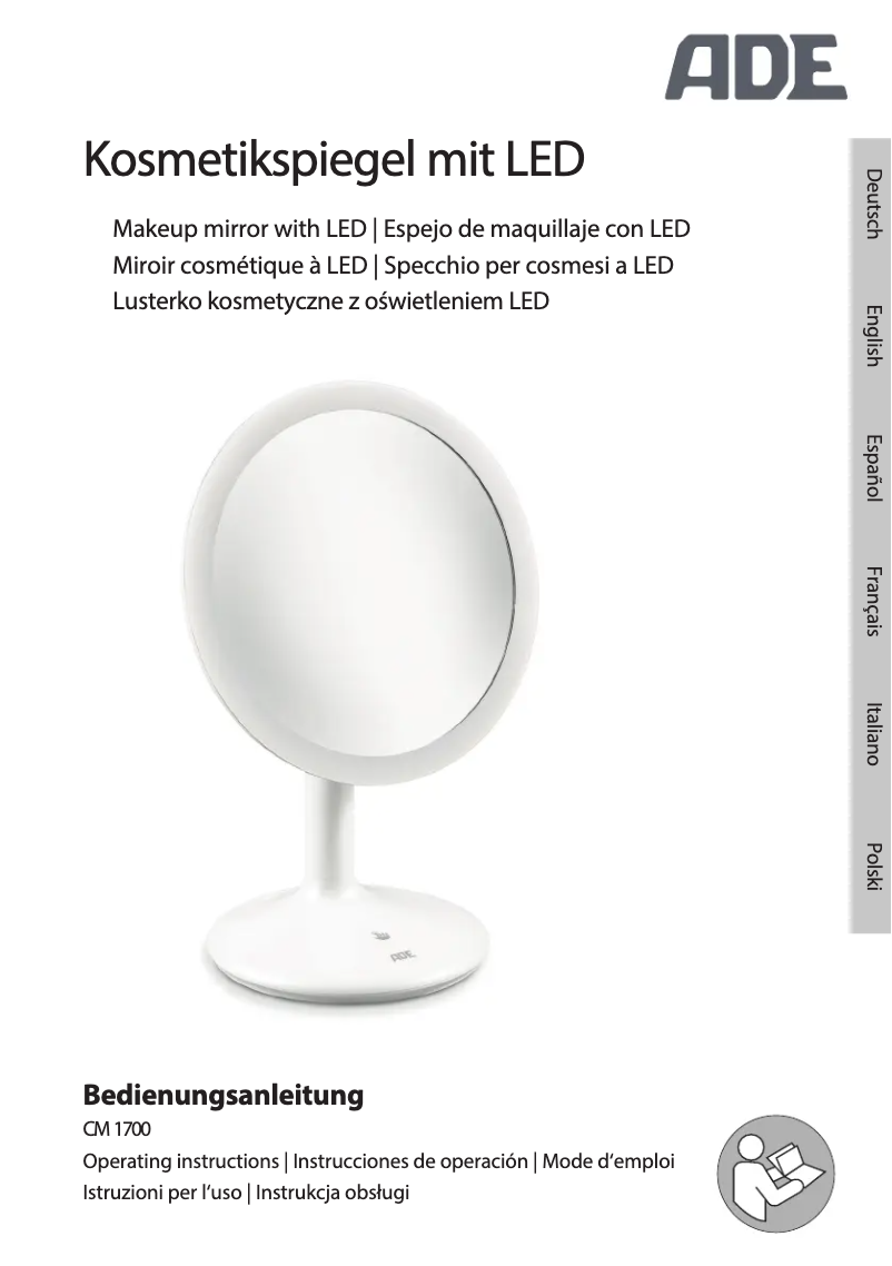 Page n°1 - Manuel utilisateur ADE CM1700